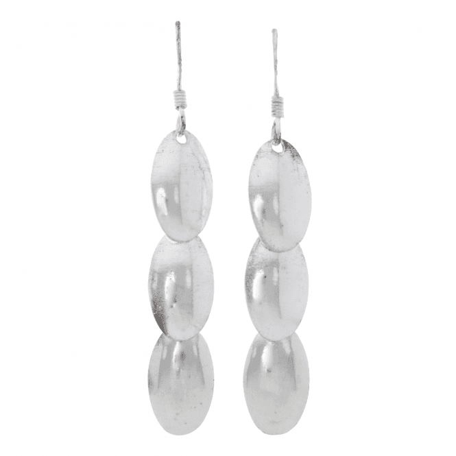 Triple Drops of Sparkling Silver