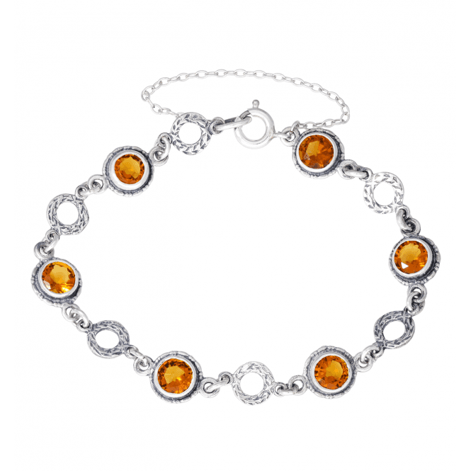 Vintage Radiant Citrine Bracelet