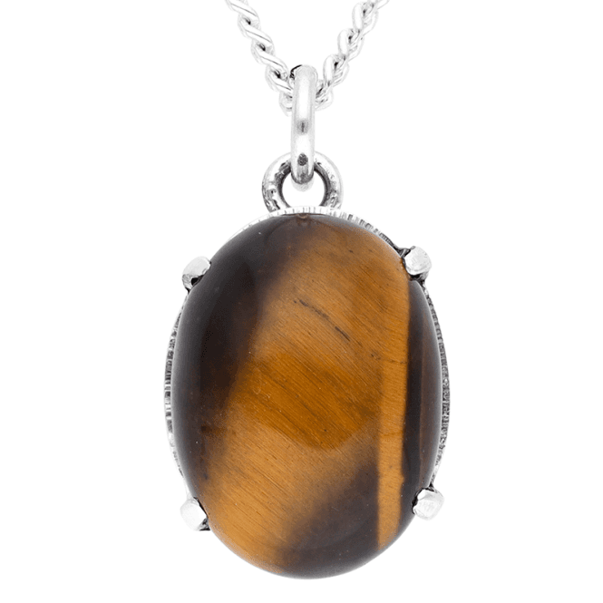 Vintage Tiger Eye Pendant