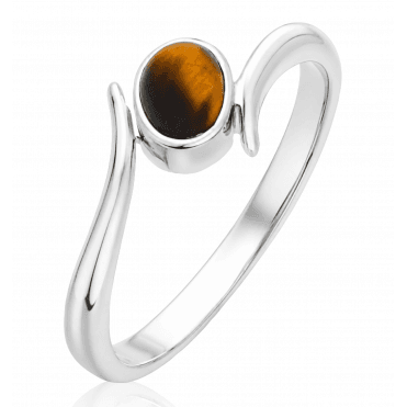 Vintage Tiger’s Eye Sterling Silver Ring