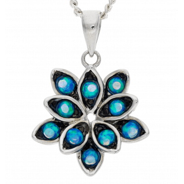 Water Lily Opal Pendant